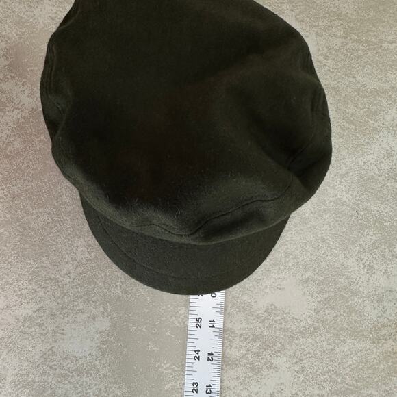 San Diego Hat Co Dark Army Green Fisherman Cap Anchor Buttons Nautical grunge - Picture 7 of 9